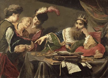 Kroisos empfängt einen Tribut von einem lydischen Bauern, 1629